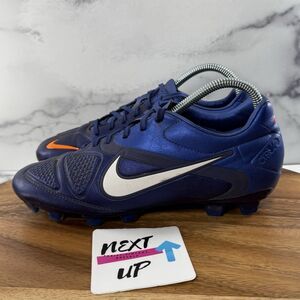 Mens sz 7.5-Nike CTR360 Maestri ll FG Blue Orange Soccer Cleats 429995-414 RARE